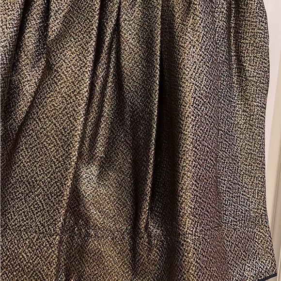 See By Chloe Gold Pleated Mini Skirt - Picture 2 of 7